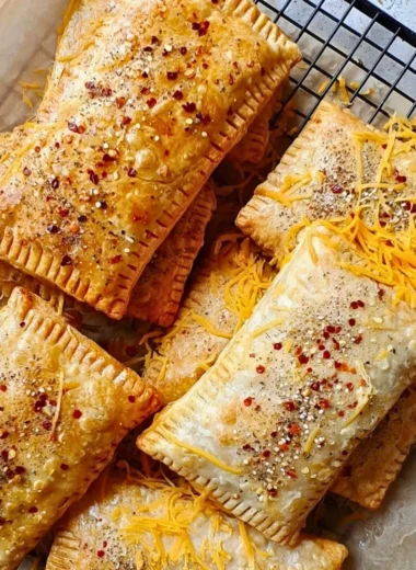Savory breakfast pop-tarts with flavorful fillings for a quick meal