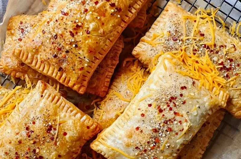 Savory breakfast pop-tarts with flavorful fillings for a quick meal