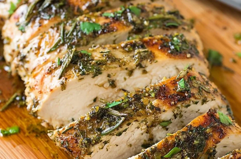 Delicious Greek Chicken Marinade made with herbs and spices