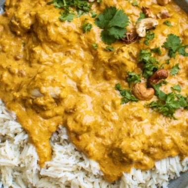 Delicious Chicken Korma recipe with rich spices and creamy sauce