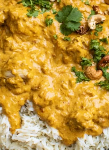 Delicious Chicken Korma recipe with rich spices and creamy sauce
