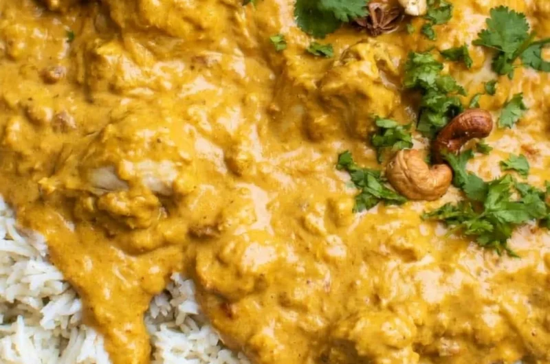 Delicious Chicken Korma recipe with rich spices and creamy sauce