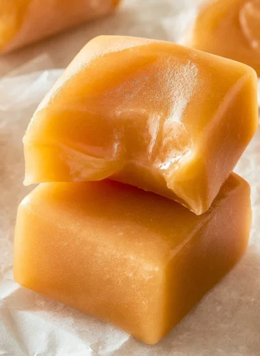 Delicious soft rum caramels in a treat box