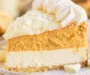 Eggnog Pumpkin Cheesecake
