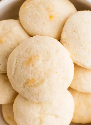 Easy orange whipped shortbread cookies with a citrus twist